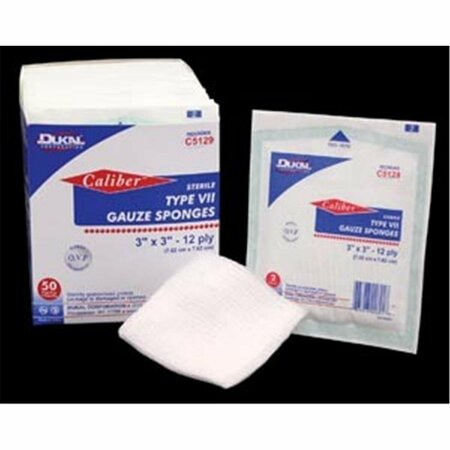 DUKAL Type VII Gauze- Non-Sterile- 3 in. x 3 in.- 12-ply C83082